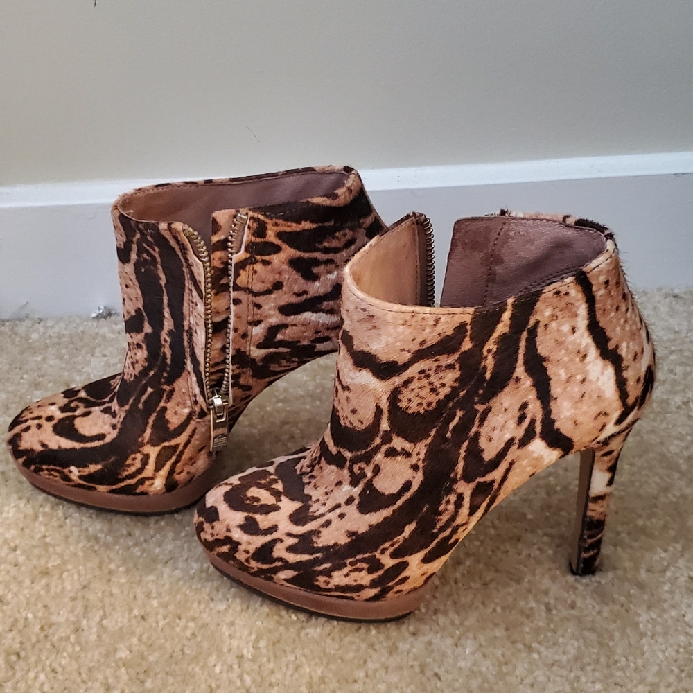 Petite Vince Camuto Animal Print Heels